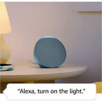 Echo Pop (1St Gen) Full Sound Compact Smart Speaker with Alexa, Charcoal