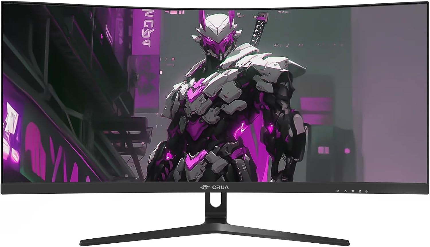 30" FHD 200Hz Ultrawide Curved Gaming Monitor, 1500R, Freesync, Black | 2560X1080 21:9 VA, 120%Srgb, HDMI 2.0/DP 1.4, 3.5Mm Audio and 100X100Mm Wall Mount for Gaming, Movies, Multitasking and Work