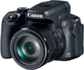 Canon Powershot SX70 20.3MP Digital Camera 65X Optical Zoom Lens 4K Video 3-Inch LCD Tilt Screen (Black) | 20.3MP 1/2.3 CMOS, 4K Video, Digic 8, WI-FI and Bluetooth