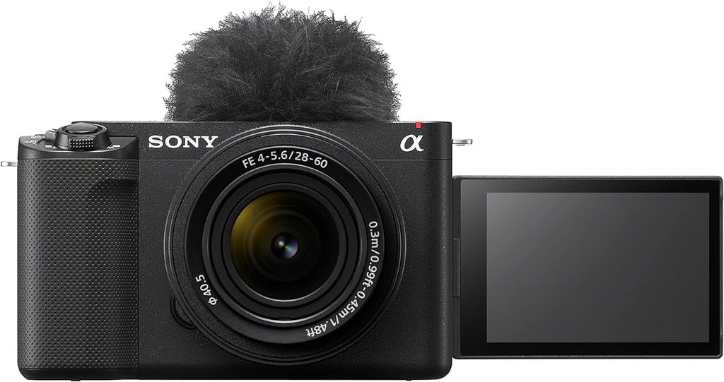 Sony Alpha ZV-E1 Full-Frame Interchangeable Lens Mirrorless Vlog Camera with 28-60Mm Lens - Black Body | 12.1MP Full-Frame Exmor R, 4K60P Internal, 10-Bit 4:2:2, 5-Axis Steadyshot