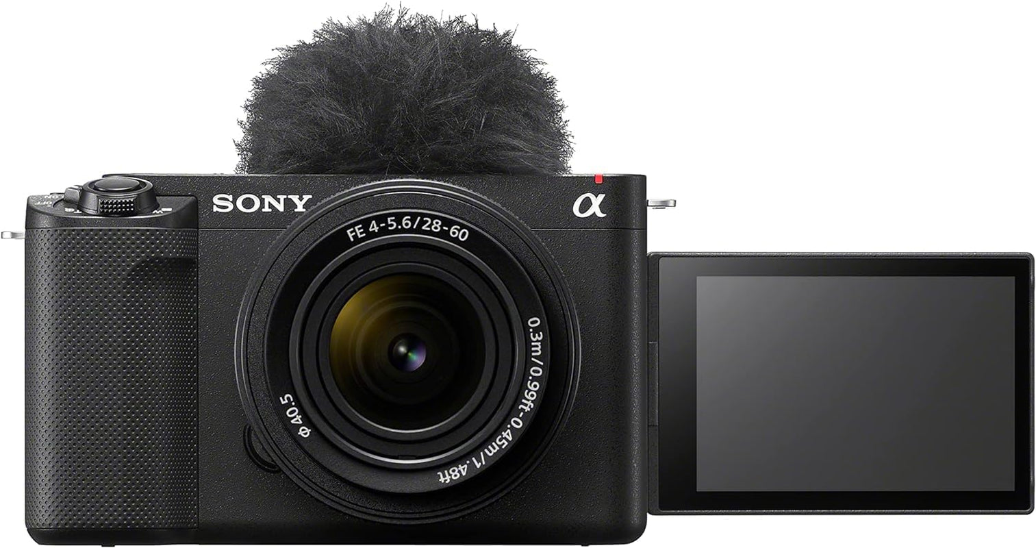 Sony Alpha ZV-E1 Full-Frame Interchangeable Lens Mirrorless Vlog Camera with 28-60Mm Lens - Black Body | 12.1MP Full-Frame Exmor R, 4K60P Internal, 10-Bit 4:2:2, 5-Axis Steadyshot