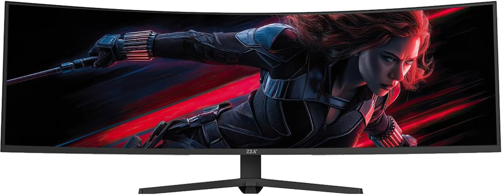 49 Curved Gaming Monitor | 5120X1440 Dual QHD, 165Hz/144Hz, 1500R, 32:9 Ultra-Wide, AMD Freesync, 120% Srgb, Height Adjustable, HDMI 2.1 & Displayport 1.4, VESA Mount, Black