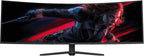 49 Curved Gaming Monitor | 5120X1440 Dual QHD, 165Hz/144Hz, 1500R, 32:9 Ultra-Wide, AMD Freesync, 120% Srgb, Height Adjustable, HDMI 2.1 & Displayport 1.4, VESA Mount, Black