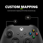 Microsoft  Wireless Controller - Carbon Black – for  Series X|S,  One, Pcs, and Cloud-Enabled Devices