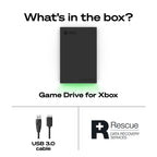 Game Drive for Xbox 2TB External USB 3.2 Gen 1 Hard Drive Xbox Certified with Green LED Bar (STKX2000403)