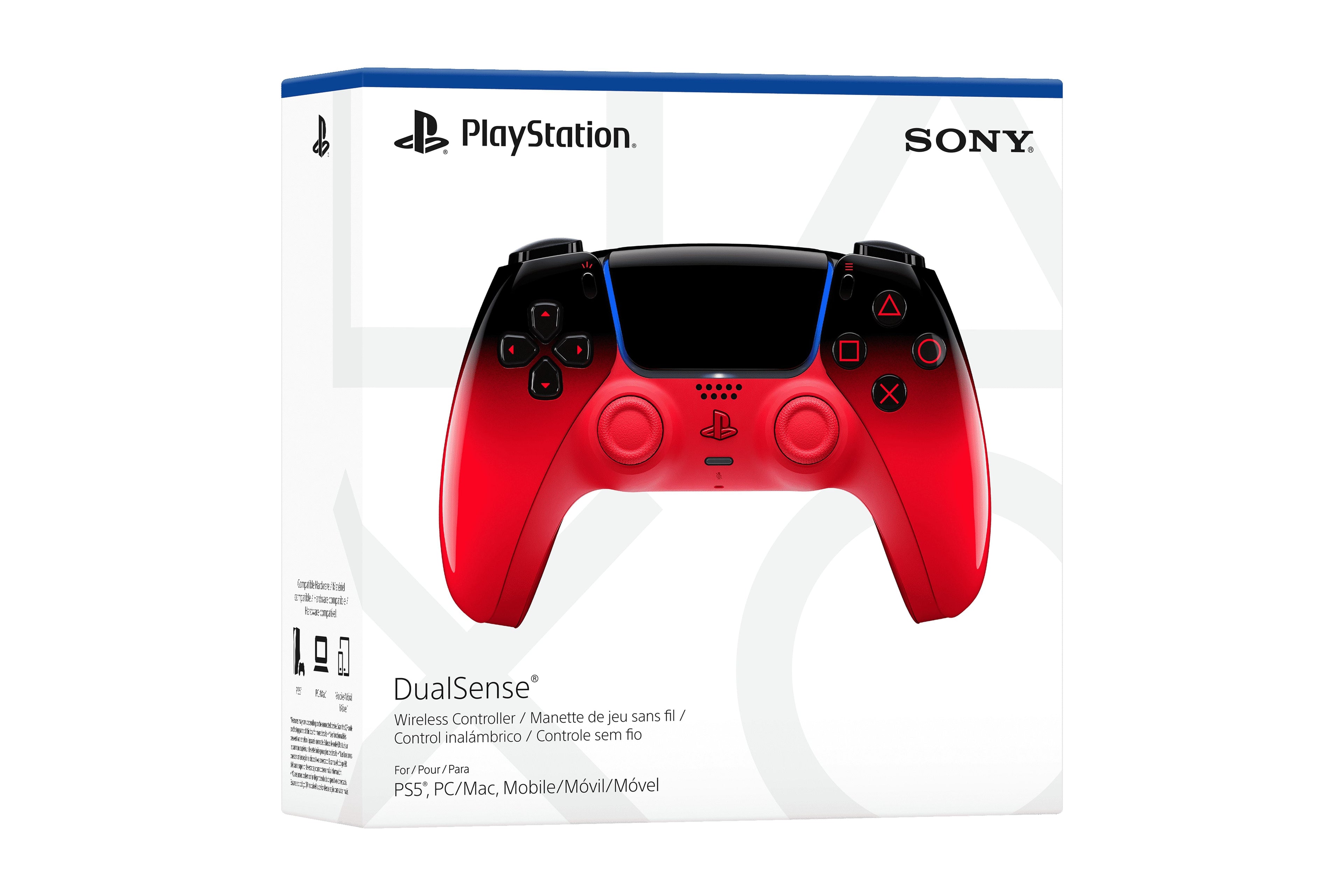Sony PS5 Dualsense Wireless Controller - Techno Red