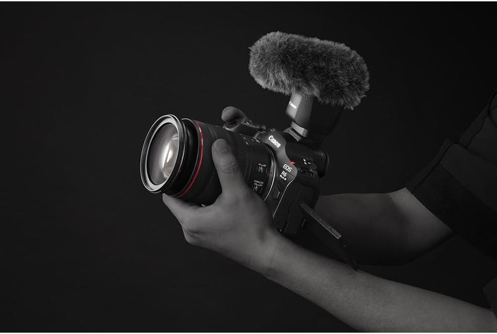 Canon EOS R6 Mark III Full Frame Mirrorless Interchangeable Lens Camera Body 7084C002 32.5MP | 40 FPS | 7K RAW Video | 8.5 Stop IBIS Bundle W/Deco Gear Bag +Microphone +Monopod +Photography Pro Kit