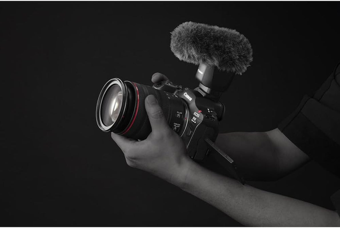 Canon EOS R6 Mark III Full Frame Mirrorless Interchangeable Lens Camera Body 7084C002 32.5MP | 40 FPS | 7K RAW Video | 8.5 Stop IBIS Bundle W/Deco Gear Bag +Microphone +Monopod +Photography Pro Kit