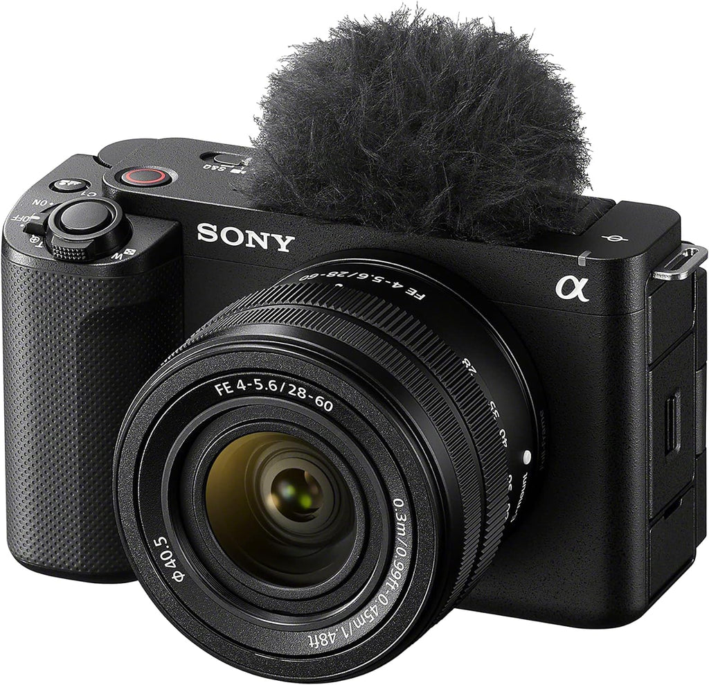 Sony Alpha ZV-E1 Full-Frame Interchangeable Lens Mirrorless Vlog Camera with 28-60Mm Lens - Black Body | 12.1MP Full-Frame Exmor R, 4K60P Internal, 10-Bit 4:2:2, 5-Axis Steadyshot