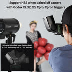 TT600S 2.4G Wireless Camera Flash Speedlite with Diffuser for Sony | Master/Slave GN60 Manual Flash, Support HSS When Paired off Camera with  X Trigger System for Sony Cameras