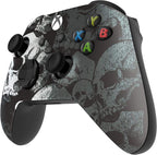 Wireless Controller for Microsoft Xbox Series X/S & Xbox One - Custom Soft Touch Feel - Custom Xbox Series X/S Controller (X/S Black Skullz)