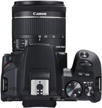 Canon EOS Rebel SL3 Digital SLR Camera with EF-S 18-55Mm Lens Kit, Built-In Wi-Fi, Dual Pixel CMOS AF and 3.0 Inch Vari-Angle Touch Screen, Black | 24.1MP Aps-C, Digic 8, Dual Pixel CMOS Af with Eye Detection, 3.0 Vari-Angle Touchscreen, WI-FI and Bluetooth