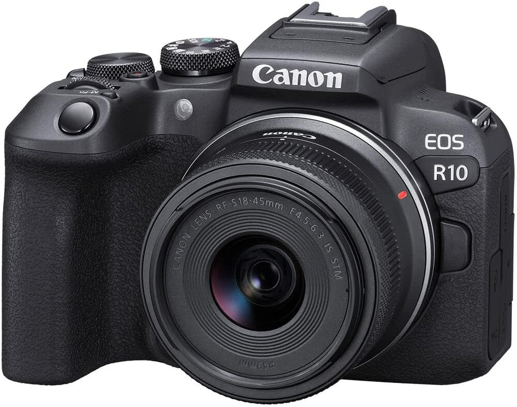 Canon EOS R10 Mirrorless Camera with RF-S 18-45Mm Lens Bundle with 64GB SDXC Memory Card + Canon 200ES EOS Shoulder Bag (3 Items)