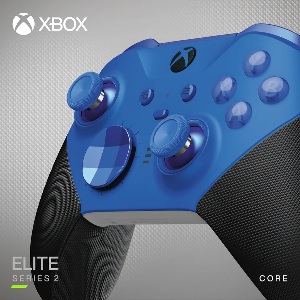 Xbox Elite Series 2 Core Wireless Gaming Controller – Blue Series X|S, One, Windows PC, Android, and Ios
