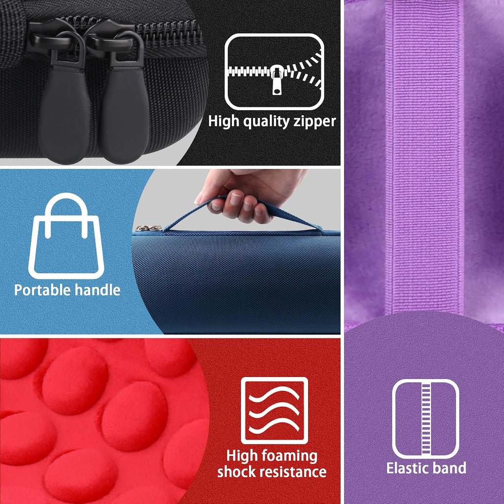 for JBL Flip 7/Flip 6 Waterproof Portable Bluetooth Speaker Protective Case,Case Only(Gray)