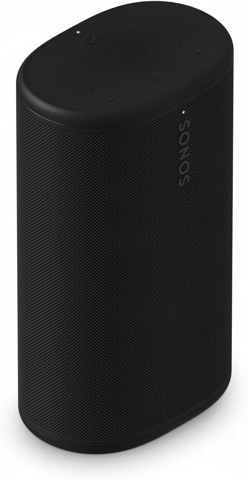 Sonos Play - Portable Bluetooth Speaker with Wifi, Alexa, 24-Hour Battery Life, Charging Base - Black
