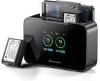 NP-FW50 Battery and Fast Dual Charger with SD Card Slots - 20W PD Fast Charging for Sony ZV-E10 Sony Alpha A6500 A6400 A6300 A6000 A5000 A5100 A7 A7II A7R A7RII A7S A7SII RX10 II III IV