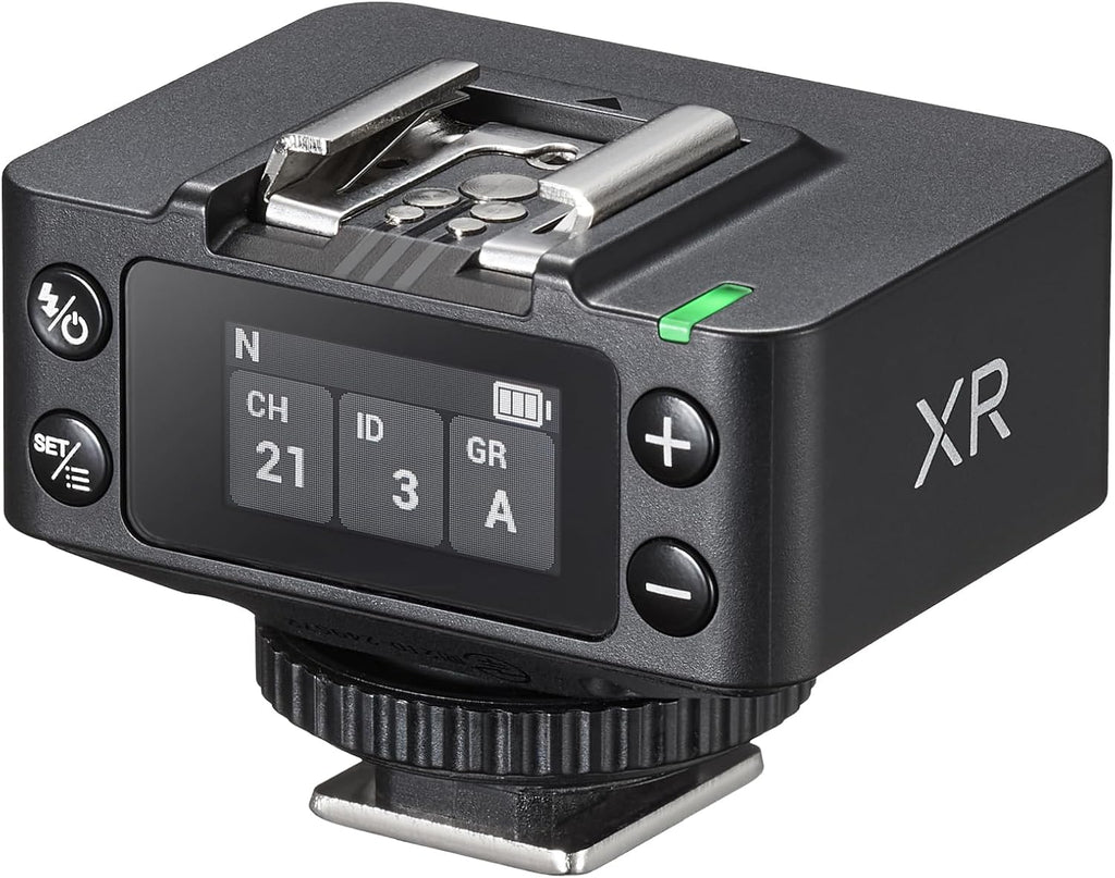 XR Wireless Flash Receiver for Nikon for Canon Camera,2.4G TTL HSS Trigger with Built-In Lithium Battery, Wireless Sync Remote Flash Receiver
