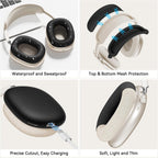 Silicone Case Cover for Airpods Max 2 / Airpods Max Headphones (Black) | Ear Pad Case Cover/Ear Cups Cover/Headband Cover for Airpods Max 2/1 (2026/2024/2020), Accessories for Apple Airpods Max