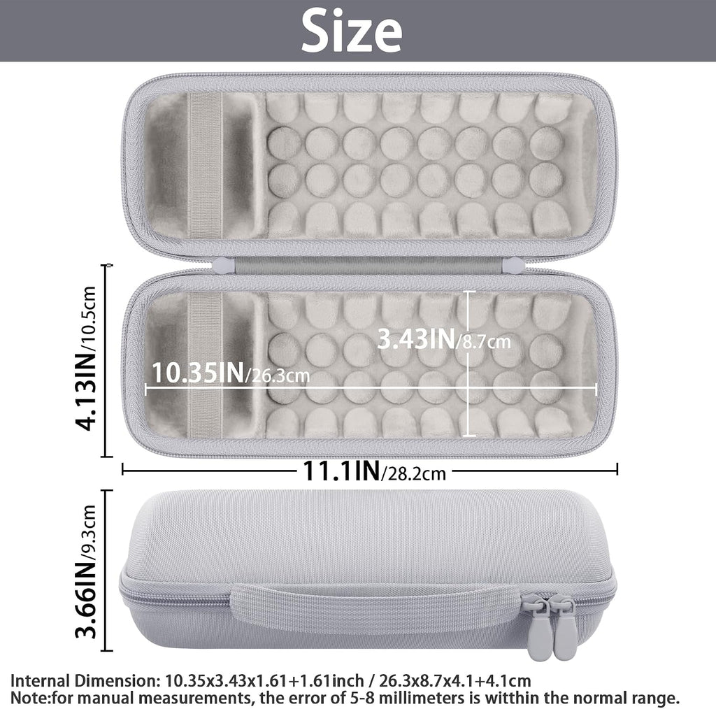 for JBL Flip 7/Flip 6 Waterproof Portable Bluetooth Speaker Protective Case,Case Only(Gray)