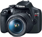 Canon EOS Rebel T7 DSLR Camera Double Zoom Lens Kit with EF-S 18-55Mm and EF 75-300Mm Lenses, 24.1 Megapixel CMOS (APS-C) Sensor, Full HD Videos, Wi-Fi, Beginner Photographers, Digital Camera, Black | Canon Eos Rebel T7 Body with Ef-S 18-55Mm F/3.5-5.6 Is Ii plus Ef 75-300Mm F/4-5.6 III, 24.1MP Aps-C CMOS Sensor, 9-Point Af