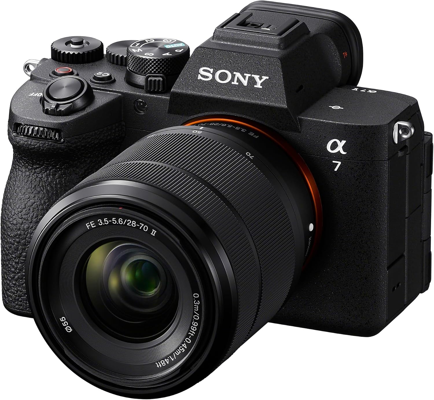Sony Alpha 7 V Full-Frame Hybrid Mirrorless Camera: 30Fps Blackout-Free Shooting, AI Autofocus, 5-Axis In-Body Stabilization + Sony - FE 28-70Mm F/3.5-5.6 OSS Interchangable Standard Zoom Lens | 33MP Full-Frame, 30Fps Blackout-Free Af and Ae, Bionz XR2 AI, 5-Axis Ibis up to 7.5 Stops, Fe 28-70Mm Oss Ii Kit