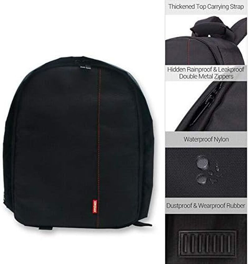 Waterproof SLR/DSLR Camera Backpack Shoulder Bag Travel Case for Canon Nikon Sony Digital Lens Medium