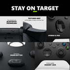 Microsoft  Wireless Controller - Carbon Black – for  Series X|S,  One, Pcs, and Cloud-Enabled Devices
