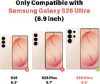Compatible with Samsung Galaxy S26 Ultra Case, Soft Shaped Art Design with Built-In Bumper Protective Phone Case, Cute Slim TPU Cover Designed for Samsung Galaxy S26 Ultra Case, Green