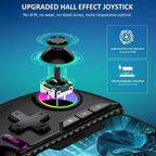 Wireless Phone Controller for Iphone Android with Hall Joystick RGB Gaming Support Xbox Cloud Steam Link Black