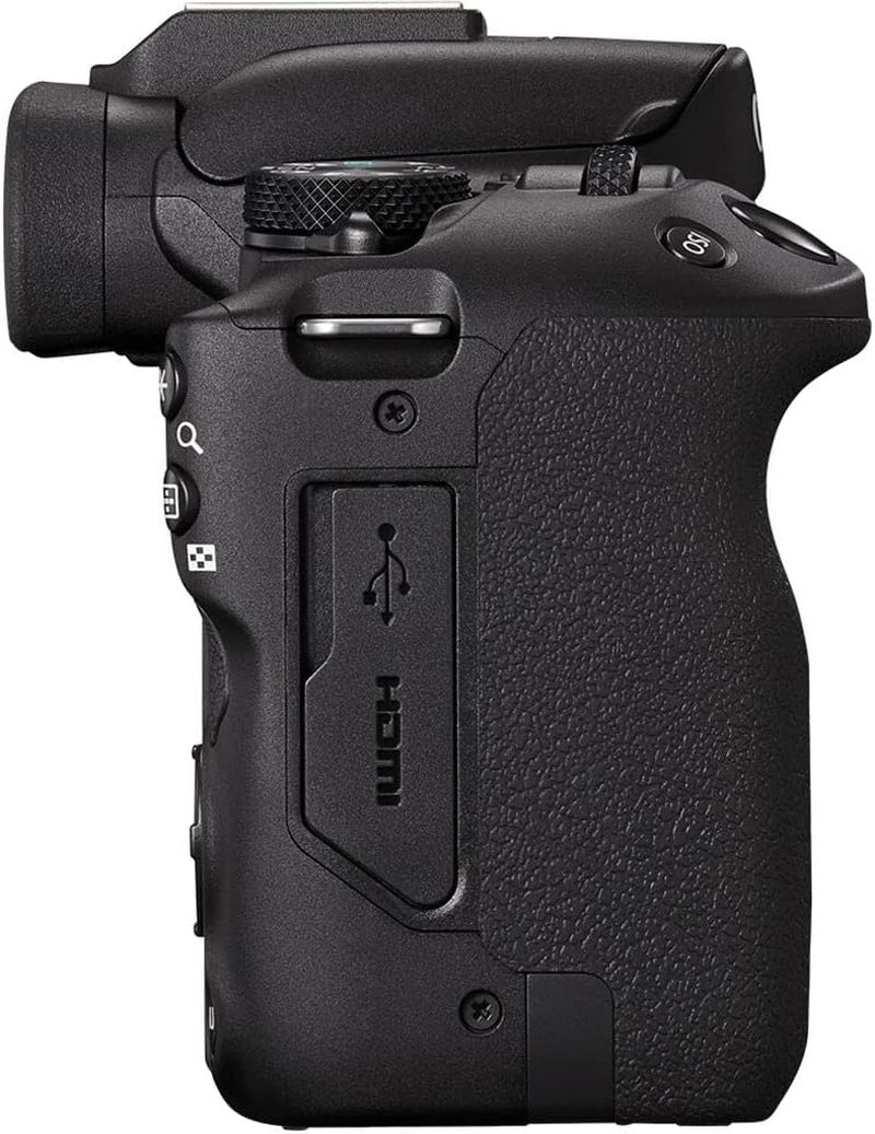 Canon EOS R50 Mirrorless Camera Kit – APS-C RF Camera with 18-45Mm Lens, 4K Video, Dual Pixel AF II & Vari-Angle Touchscreen (5811C012) + Shoulder Bag + 64GB Memory Card