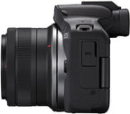 Canon EOS R50 Mirrorless Camera Kit – APS-C RF Camera with 18-45Mm Lens, 4K Video, Dual Pixel AF II & Vari-Angle Touchscreen (5811C012) + Shoulder Bag + 64GB Memory Card