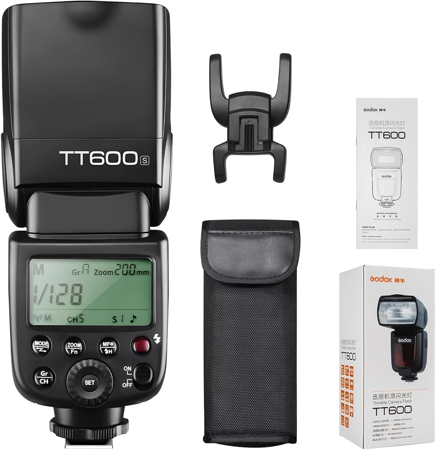 TT600S 2.4G Wireless Camera Flash Speedlite with Diffuser for Sony | Master/Slave GN60 Manual Flash, Support HSS When Paired off Camera with  X Trigger System for Sony Cameras