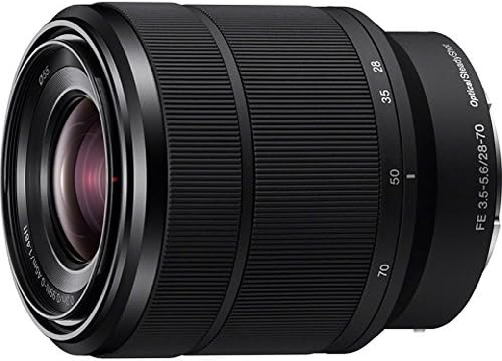 Sony A7Iii Full Frame Mirrorless Camera with FE 28-70Mm F3.5-5.6 OSS Lens Kit ILCE-7M3K/B | Official Sony USA Partner Model | Bundle with Telephoto & Wide-Angle Lens Set, 128GB Card, Deco Gear Bag