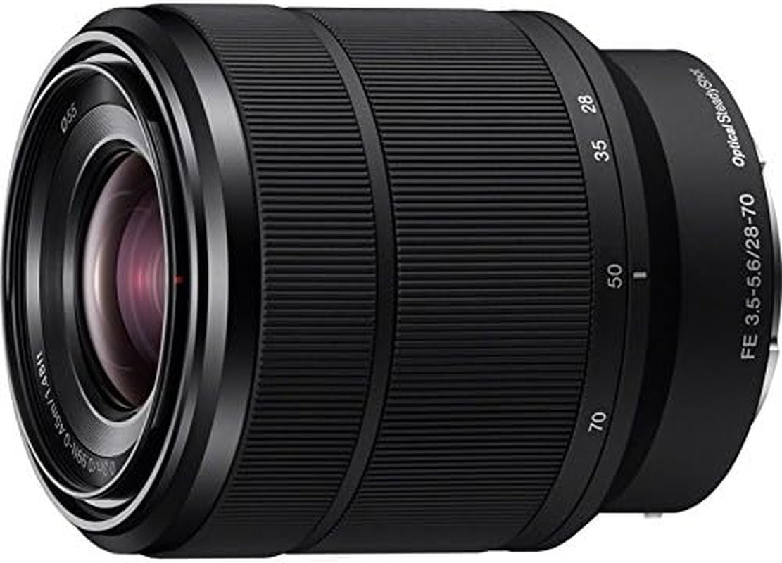 Sony A7Iii Full Frame Mirrorless Camera with FE 28-70Mm F3.5-5.6 OSS Lens Kit ILCE-7M3K/B | Official Sony USA Partner Model | Bundle with Telephoto & Wide-Angle Lens Set, 128GB Card, Deco Gear Bag