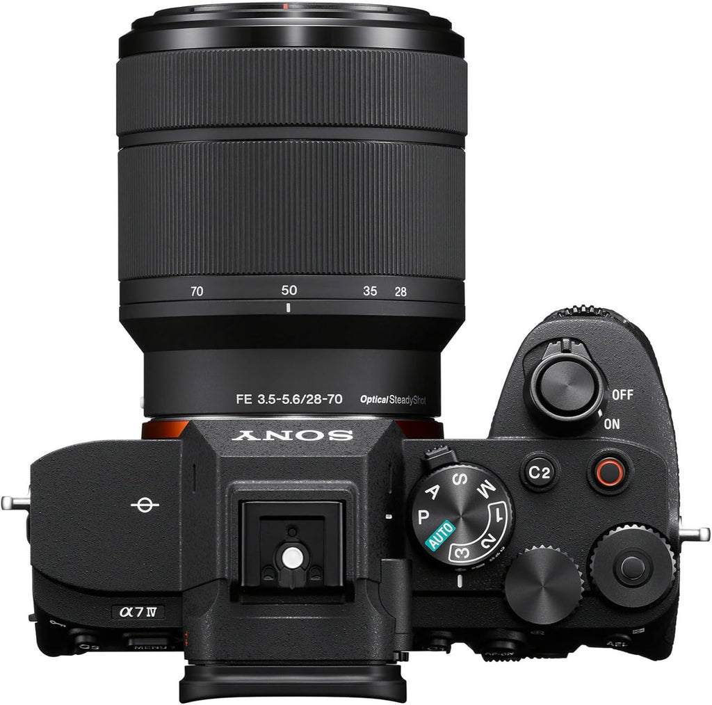Sony Alpha 7 Iv Full Frame Mirrorless Camera with 28 70Mm Lens | 33MP Full-Frame Sensor, 10 Fps Continuous, 5.5-Stop 5-Axis Ibis, 4K Video, Includes Fe 28-70Mm Oss