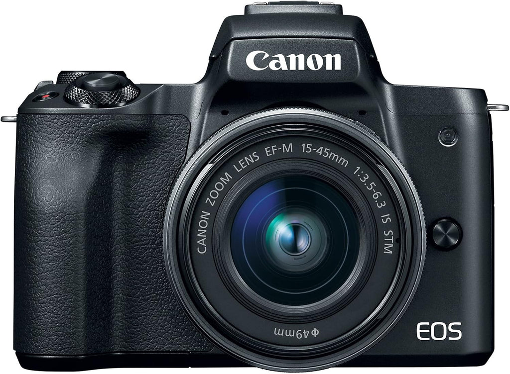 Canon EOS M50 Mirrorless Vlogging Camera Kit with EF-M 15-45Mm Lens, Black