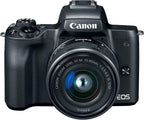 Canon EOS M50 Mirrorless Vlogging Camera Kit with EF-M 15-45Mm Lens, Black