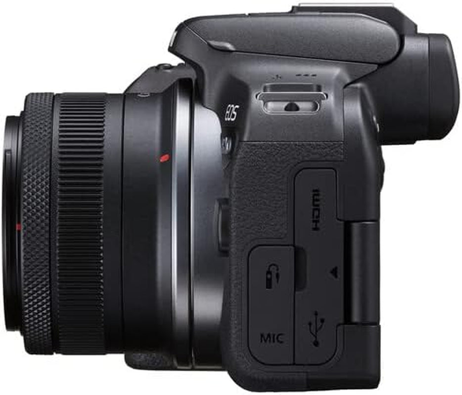 Canon EOS R10 Mirrorless Camera with RF-S 18-45Mm Lens Bundle with 64GB SDXC Memory Card + Canon 200ES EOS Shoulder Bag (3 Items)