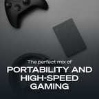 Game Drive for Xbox 2TB External USB 3.2 Gen 1 Hard Drive Xbox Certified with Green LED Bar (STKX2000403)
