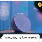 Echo Pop (1St Gen) Full Sound Compact Smart Speaker with Alexa, Charcoal