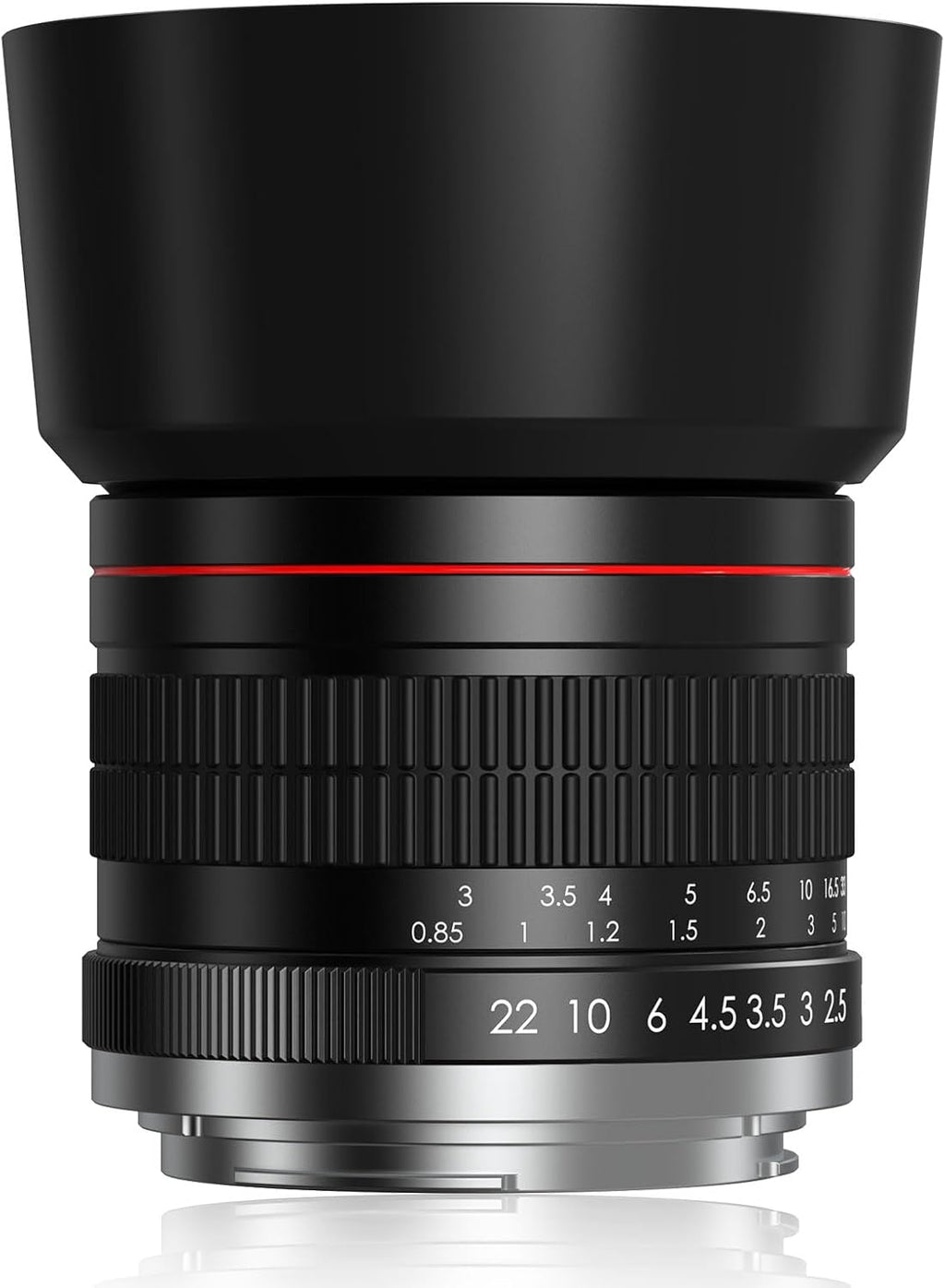 85Mm Lens for Canon RF 85Mm F1.8 Portrait Lens Manual Focus(Mf) for Canon EOS R/Ra/Rp/R3/R5/R5 C/R6/R6 Mark II /R7/R8/R10/R50/R100 Mirrorless Camera (For Canon R Series)
