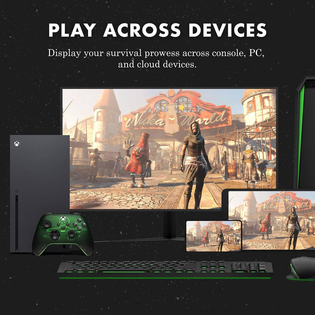 Xbox Wireless Gaming Controller | Fallout Pip-Boy Edition | Console, PC, & Cloud Devices | Textured Grip | Wireless, Bluetooth, USB-C Connectivity