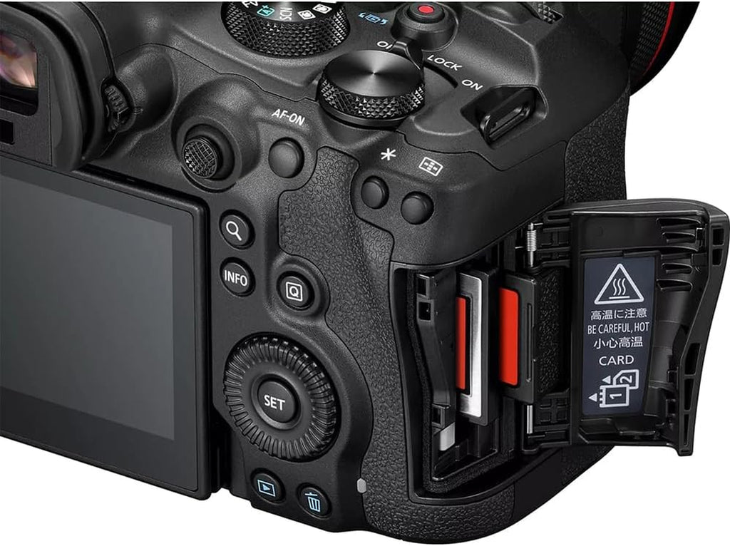 Canon EOS R6 Mark III Full Frame Mirrorless Interchangeable Lens Camera Body 7084C002 32.5MP | 40 FPS | 7K RAW Video | 8.5 Stop IBIS Bundle W/Deco Gear Bag +Microphone +Monopod +Photography Pro Kit