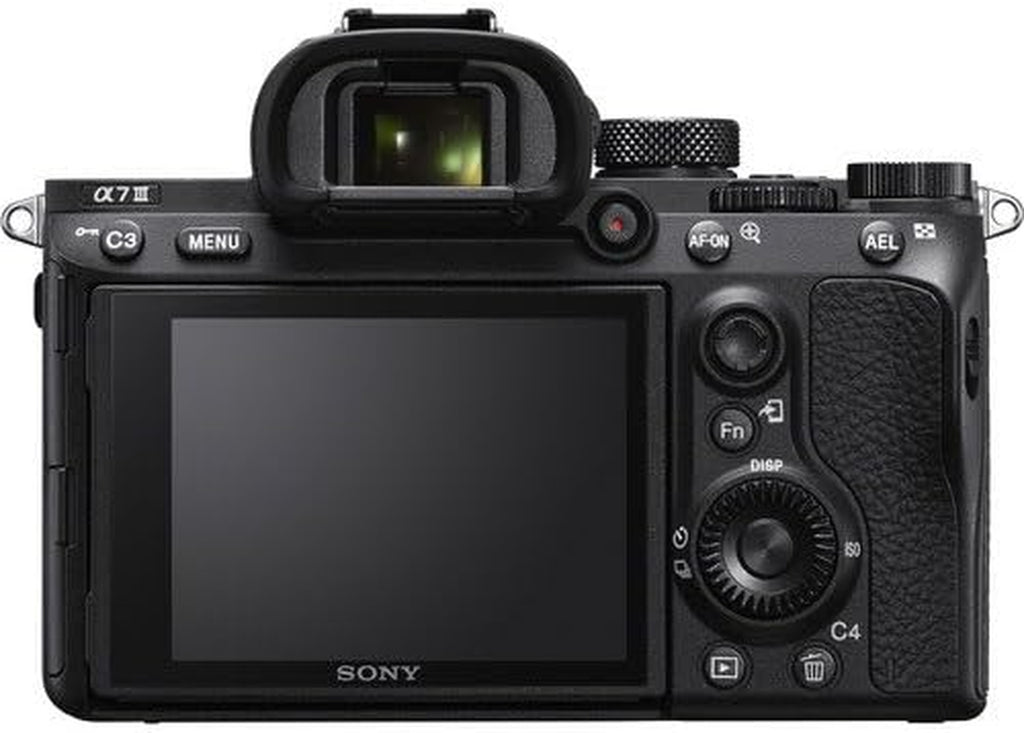 Sony Alpha 7 III Full Frame Mirrorless Camera Kit with 28-70Mm Lens | 24.2MP Digital Camera for Professional Photography and 4K Video (ILCE7M3K/B) with Bag, 64GB Card, Memory Card Reader and More