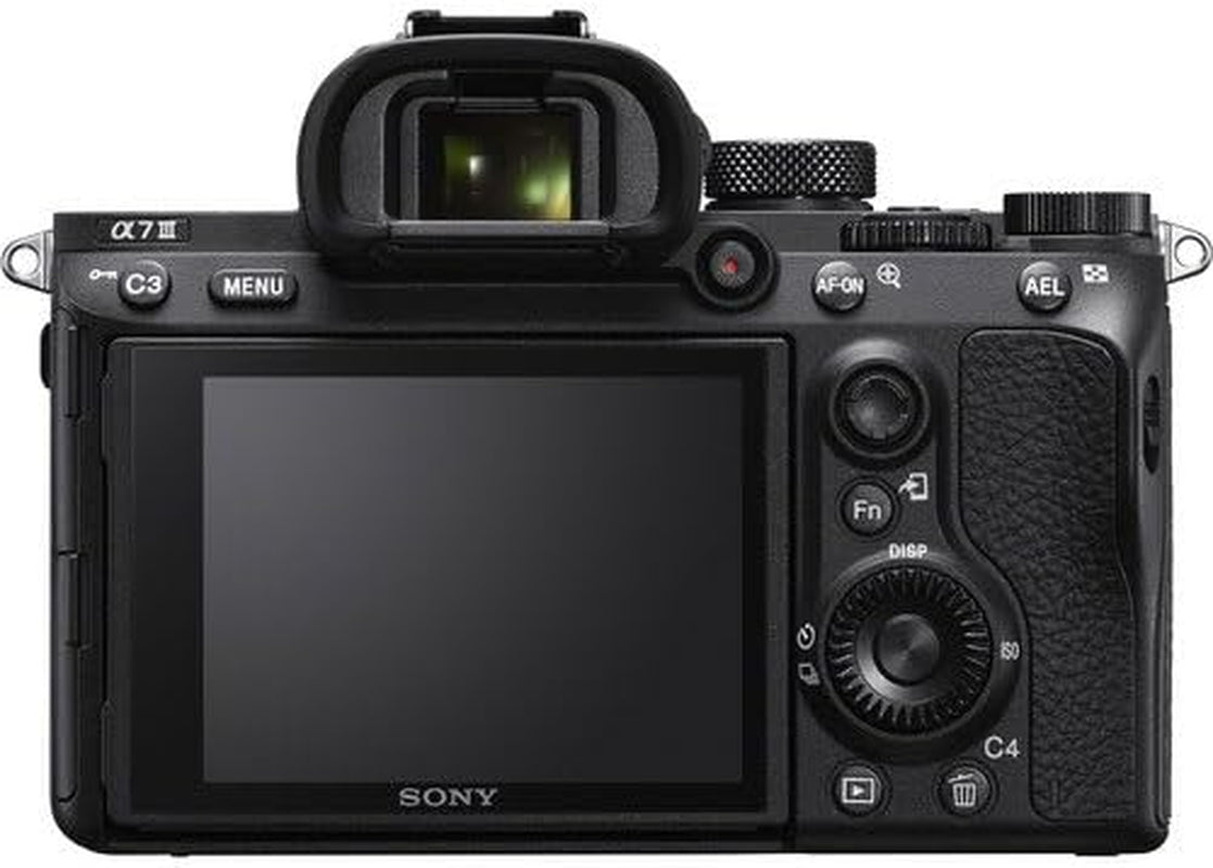 Sony Alpha 7 III Full Frame Mirrorless Camera Kit with 28-70Mm Lens | 24.2MP Digital Camera for Professional Photography and 4K Video (ILCE7M3K/B) with Bag, 64GB Card, Memory Card Reader and More