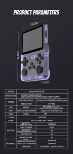 2026 Arkos2.0 R36S Retro Handheld Game Console 3.5" IPS 640*480 Linux RK3326 1GB RAM Gaming Consola R36S 15000 Games PS1 PSP N64