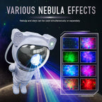 Astronaut Galaxy Projector Night Light - Star Projector Galaxy Light with Nebula Effects & Timer, Astronaut Space Starry Celling Lamp for Bedroom Kids Room, for Chrismas, Birthday, Etc