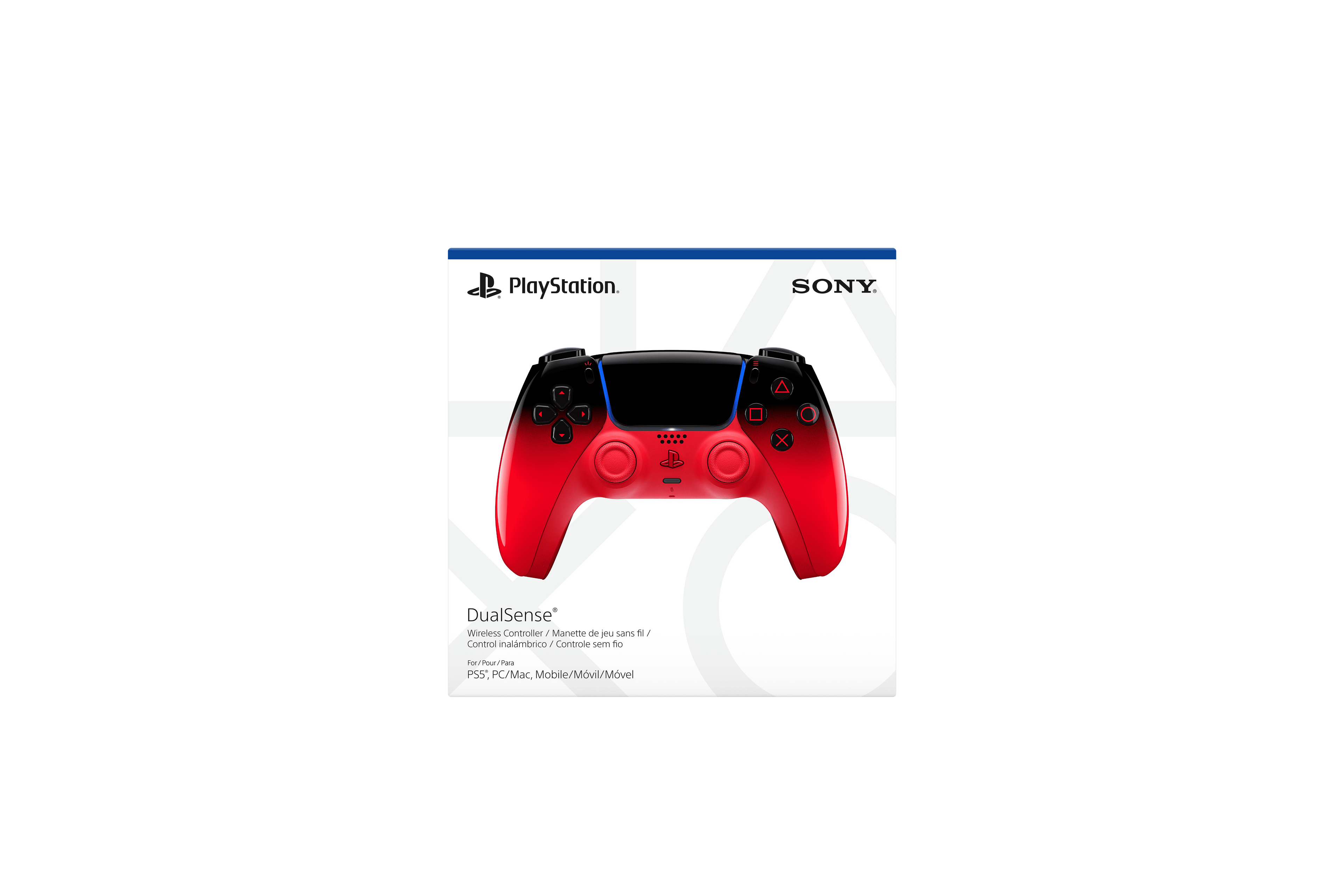 Sony PS5 Dualsense Wireless Controller - Techno Red