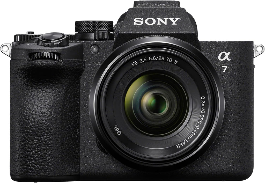 Sony Alpha 7 V Full-Frame Hybrid Mirrorless Camera: 30Fps Blackout-Free Shooting, AI Autofocus, 5-Axis In-Body Stabilization + Sony - FE 28-70Mm F/3.5-5.6 OSS Interchangable Standard Zoom Lens | 33MP Full-Frame, 30Fps Blackout-Free Af and Ae, Bionz XR2 AI, 5-Axis Ibis up to 7.5 Stops, Fe 28-70Mm Oss Ii Kit